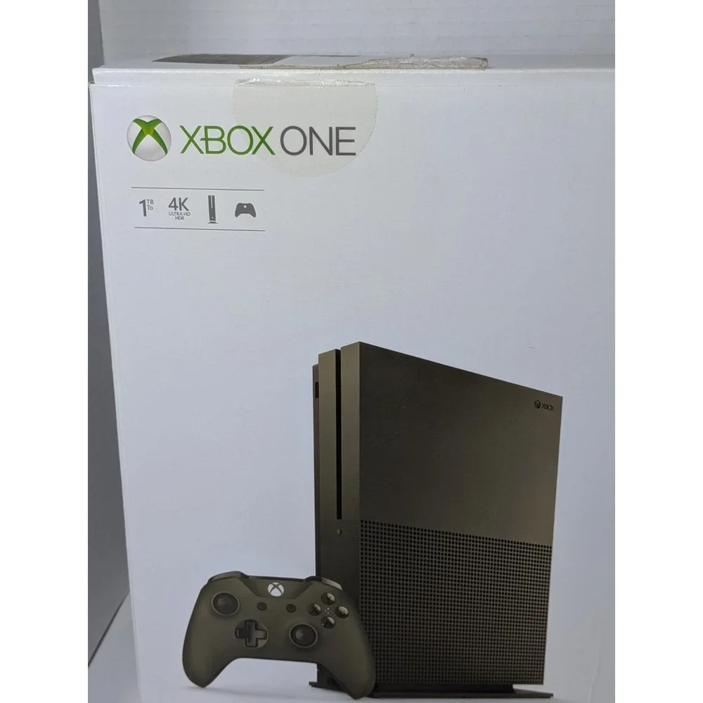 Xbox One S Battlefield 1 Military Green 1TB Console And Box Only